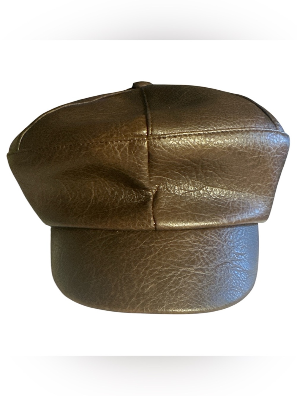 FREE PEOPLE CARRIE DISTRESSED LIEUTENANT HAT PEAKY BLINDERS VIBE NWT - Picture 2 of 5